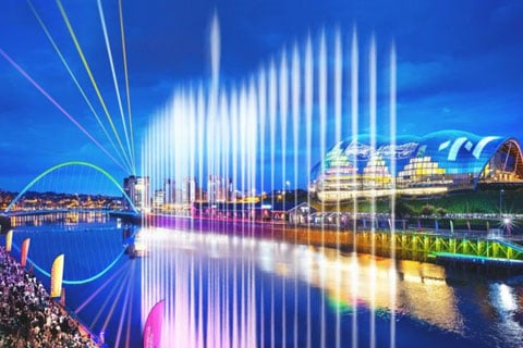 The Great Exhibition of the North will feature what's said to be the UK's largest water sculpture