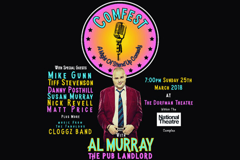 Al Murray will headline Comfest 2018