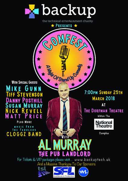 Al Murray will headline Comfest 2018