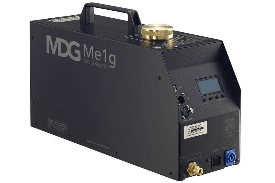 The Me1g, a glycol-based version of the successful Me1 fog generator