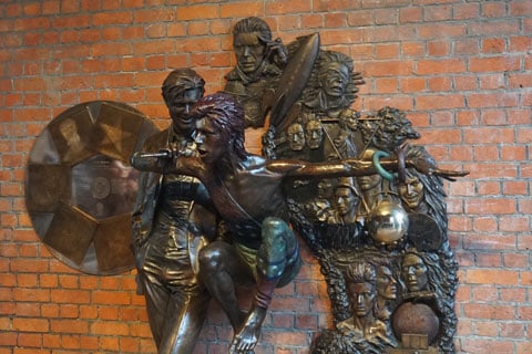 The bronze statue can be found in Aylesbury’s Market Square