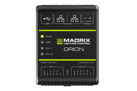 ORION is the next MADRIX hardware interface