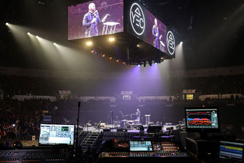 Elite Multimedia provided an expansive audio, lighting, LED video and live IMAG video design