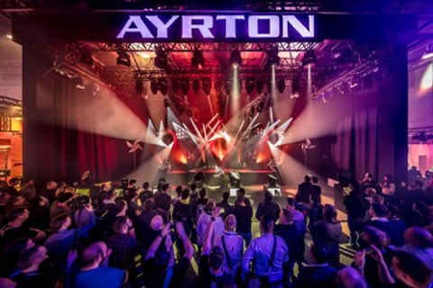 Ayrton’s lightshow was a major attraction at the Frankfurt show