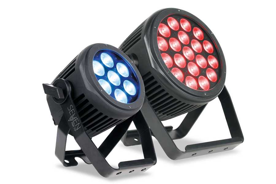 The Elation Seven PAR IP uses the latest seven-colour multi-chip LED technology