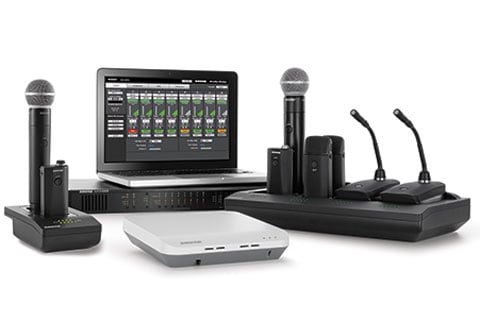 The Microflex Complete Wireless system combines a fully-featured discussion system with wireless convenience