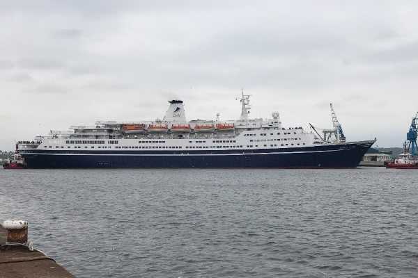 Cruise ship Marco Polo is sailing on a number of voyages from the port during May and June