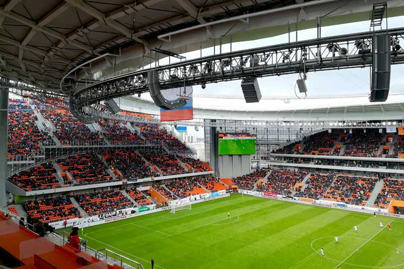 The Ekaterinburg Stadium has undergone a major redevelopment