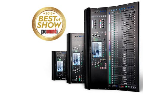 Allen & Heath received NewBay Pro Audio Group’s Best of Show award for its SQ-7 mixer