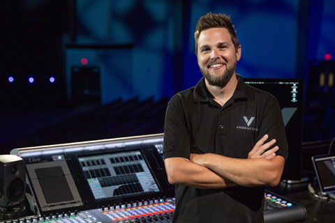 Chris Trowbridge, technical director and FOH engineer