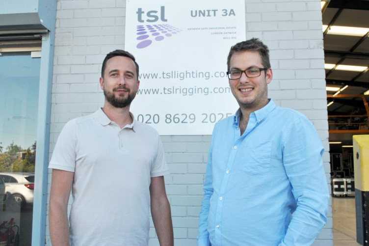 Jonathan Tingle and TSL managing director Sam Tamplin