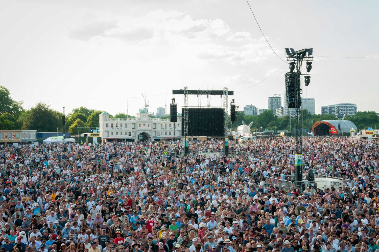 Hyde Park in the summertime