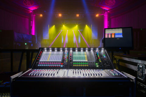 A DiGiCo SD12 complete with D2 stage rack was specified for control (photo: Jim Ellam)