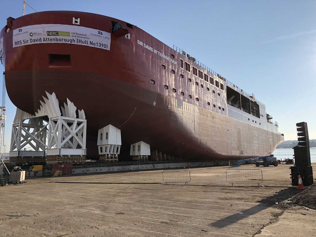 The ship will be operated by the British Antarctic Survey (photo:Melvyn Coote)