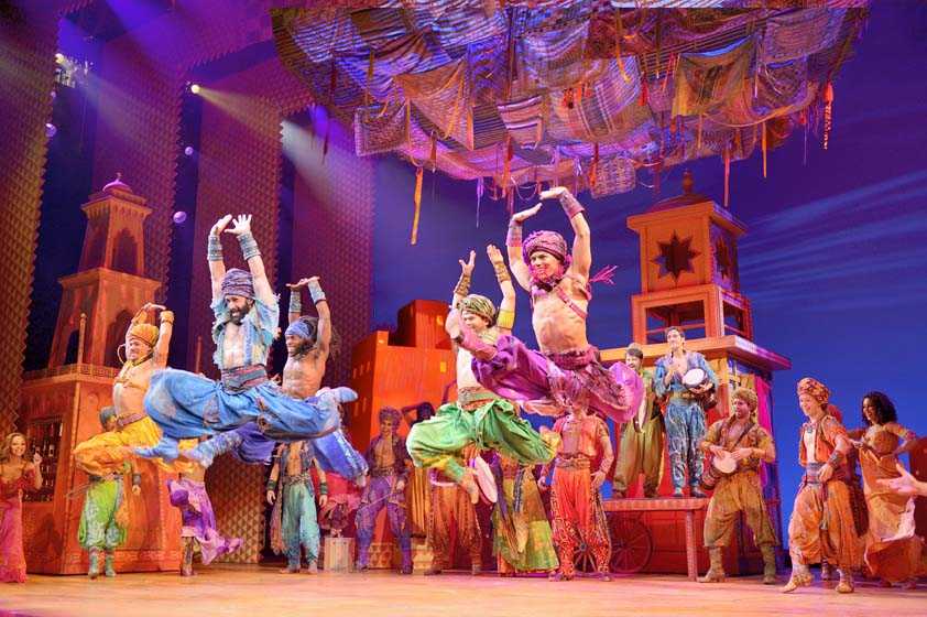 The company is well-known for showcasing productions such as <i>Aladdin</i>