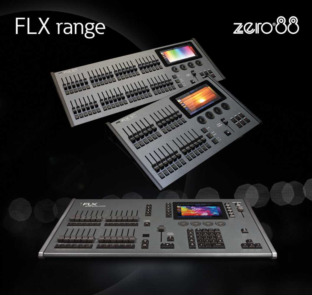 The FLX range of lighting consoles launched in 2015