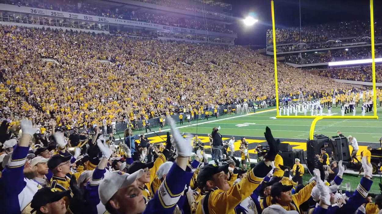 The Kinnick Wave has become an annual tradition