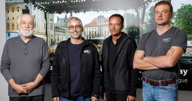 George Krampera Snr., Stefano Trevisan, Wolfgang Salzbrenner, George Krampera Jr.