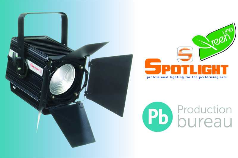 Production Bureau has invested in 20 Spotlight FresneLED 200 luminaires