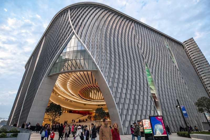 The Xiqu Centre is dedicated to the performance of Chinese opera