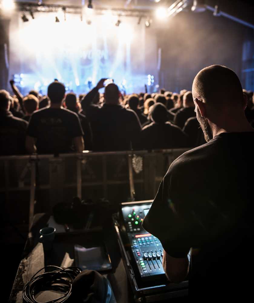 Soilwork were supported by an Allen & Heath SQ-5 digital mixer (photos: Pascal Swoboda)