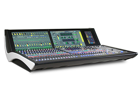 On show will be an IP-based, 48-fader mc²56 audio production console