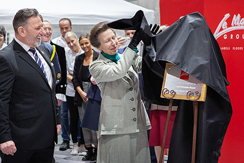 HRH, The Princess Royal, was the honoured VIP visitor to Le Mark Group