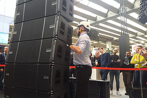 The main focus will be a demo of the active line array VIO L212 at the Live Sound Arena