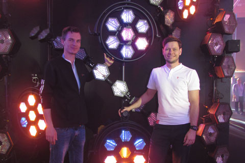 Portman Lights Łukasz Sztejna and Dominik Zimakowski with the new P1 mini LED