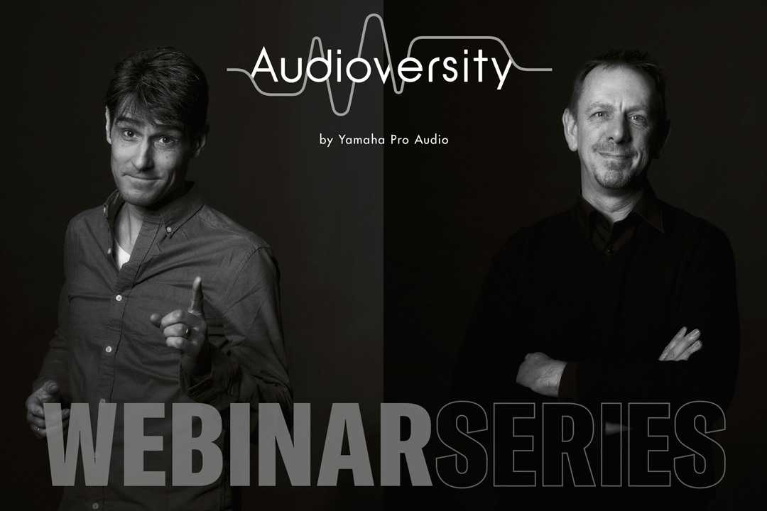 The webinars will be hosted by Yamaha product specialists Andy Cooper and Karl Christmas