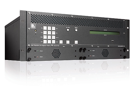 The VS-34FD, a 34-port modular 8K multi format digital matrix switcher