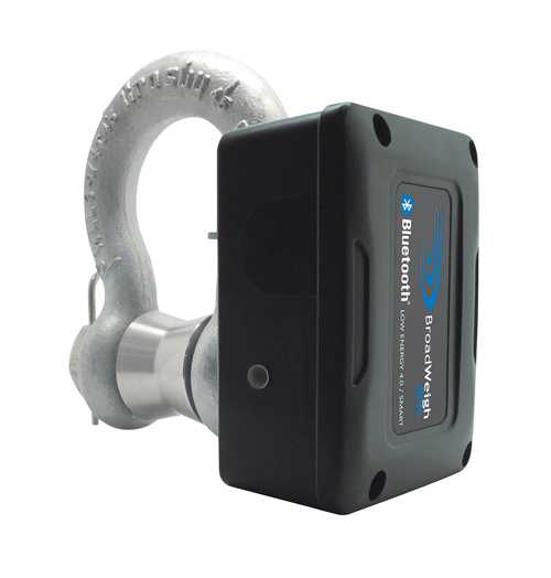 Broadweigh Bluetooth makes wireless load monitoring accessible to smaller scale rigging applications