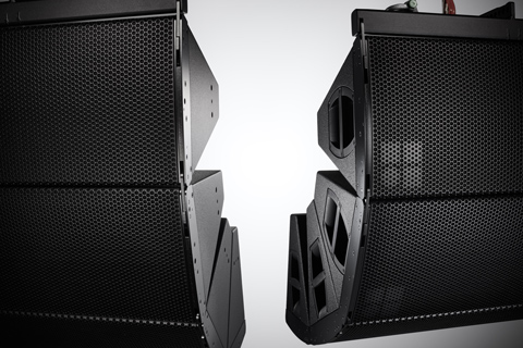 Up to four loudspeakers can be flown either in vertical or horizontal arrays