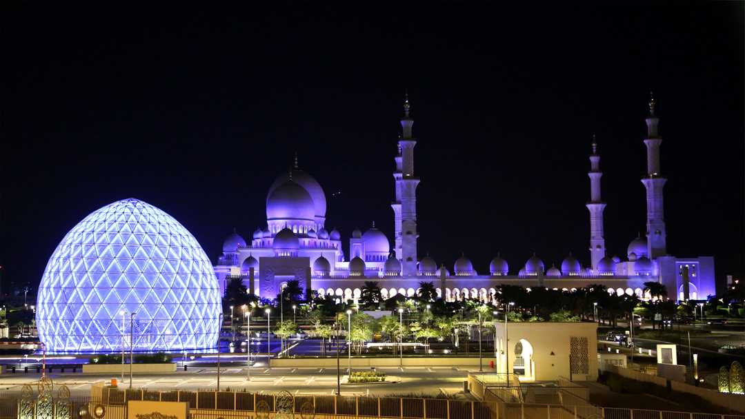 Sheikh Zayed Grand Mosque is the largest in the UAE