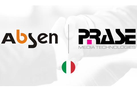 The agreement will see Prase promote Absen LED products in its home region of Italy