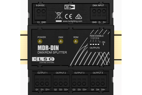 DMX DINrail devices are designed for the installation sector