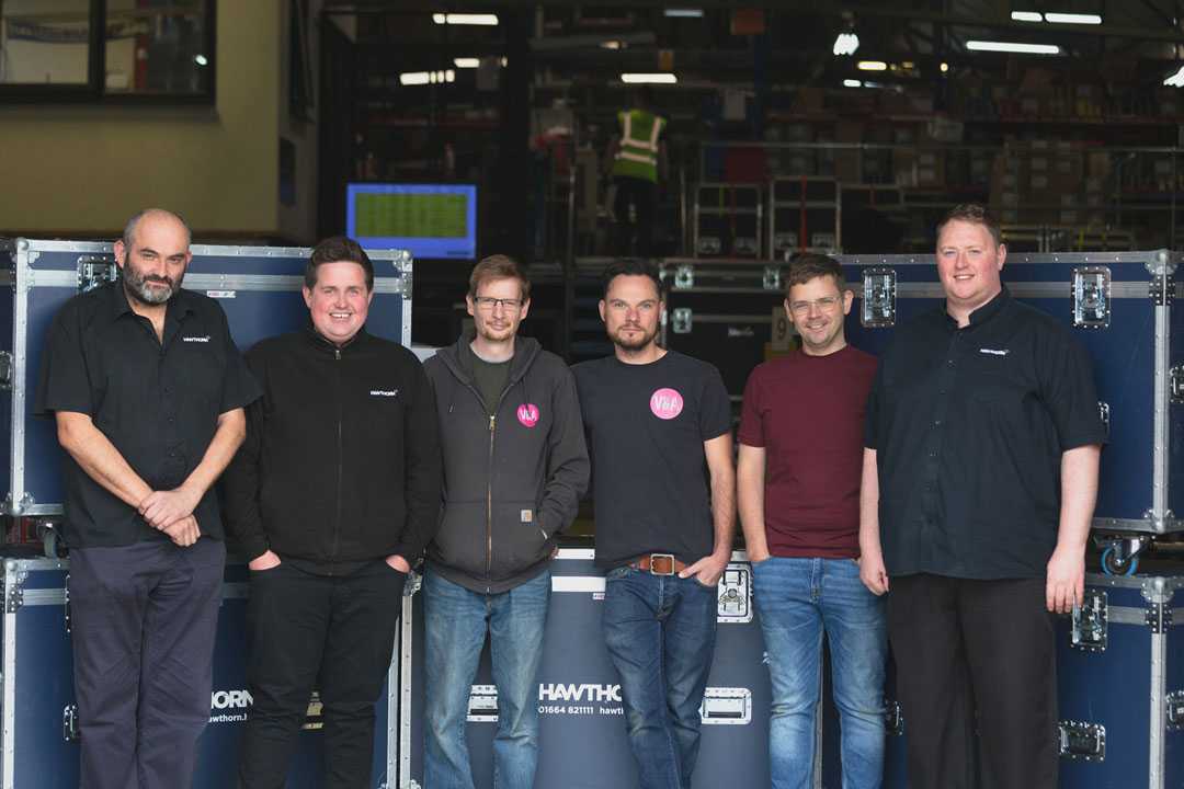 The Hawthorn team: Dave Slater, Mark Burnett, Dave Thom, Gaz Clowes, Ben Nichols, Stephen Reid (Chris Slocombe Photography)