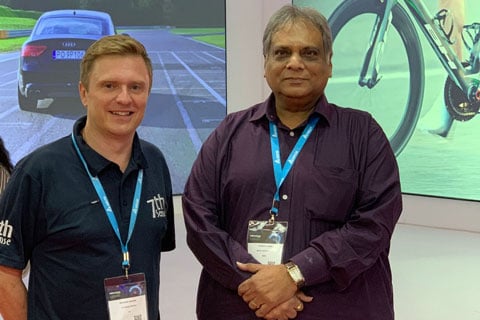 Richard Brown of 7thSense with Nainesh Vora of Image Engineering