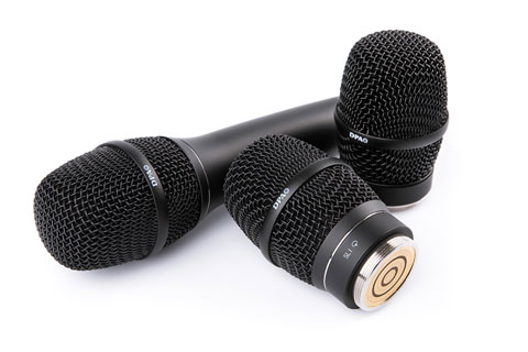 The 2028 Vocal Microphone has a wired XLR handle and two wireless configurations