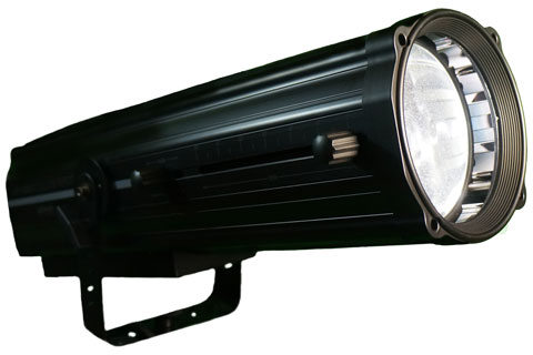 The AFS-500 is the most compact of the Siren Series LED followspots