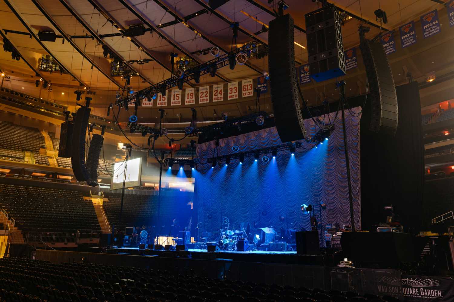 The Madison Square Garden set