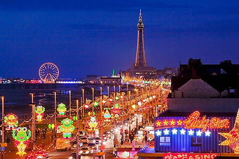 Blackpool Illuminations bathes the esplanade in light from over a million bulbs