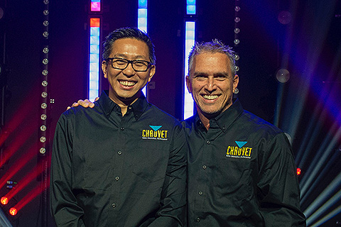 Desmond Kwan with Stéphane Gressier