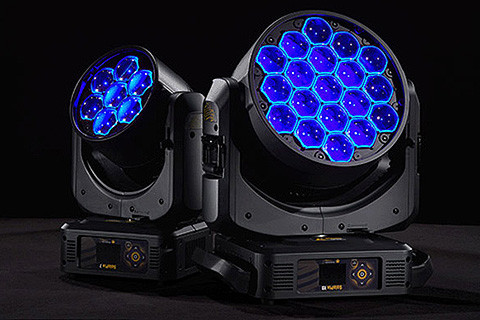 the SolaPix 7 and SolaPix 19 wash luminaires