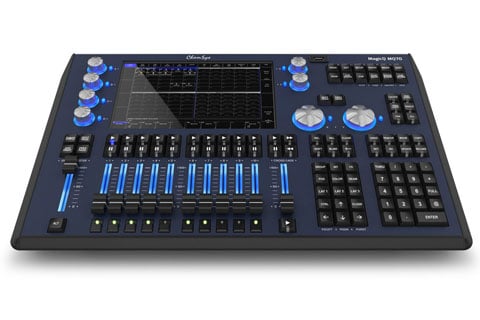 The new MagicQ MQ70 console was introduced at PLASA 2019