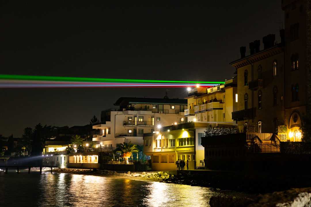 Claypaky took part in the event with a light installation set up on the terrace of the Hotel Estée