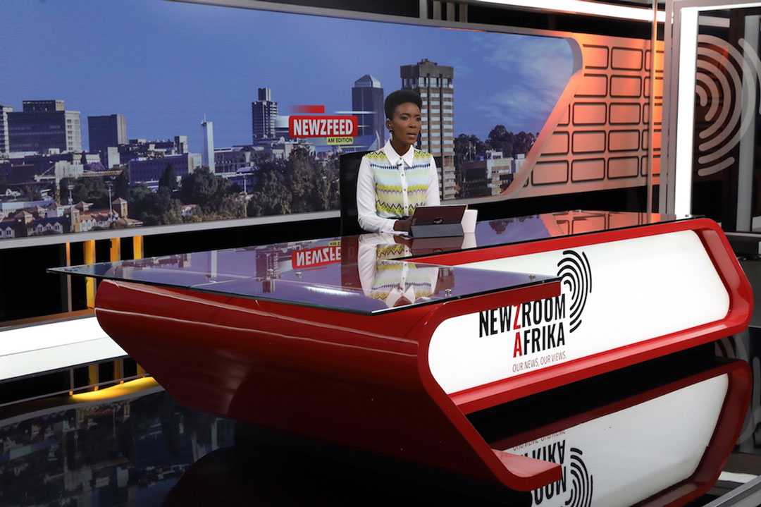 Newzroom Afrika is on air 20 hours a day, seven days a week