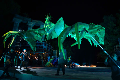 Hercules at the Delacorte Theatre in Central Park