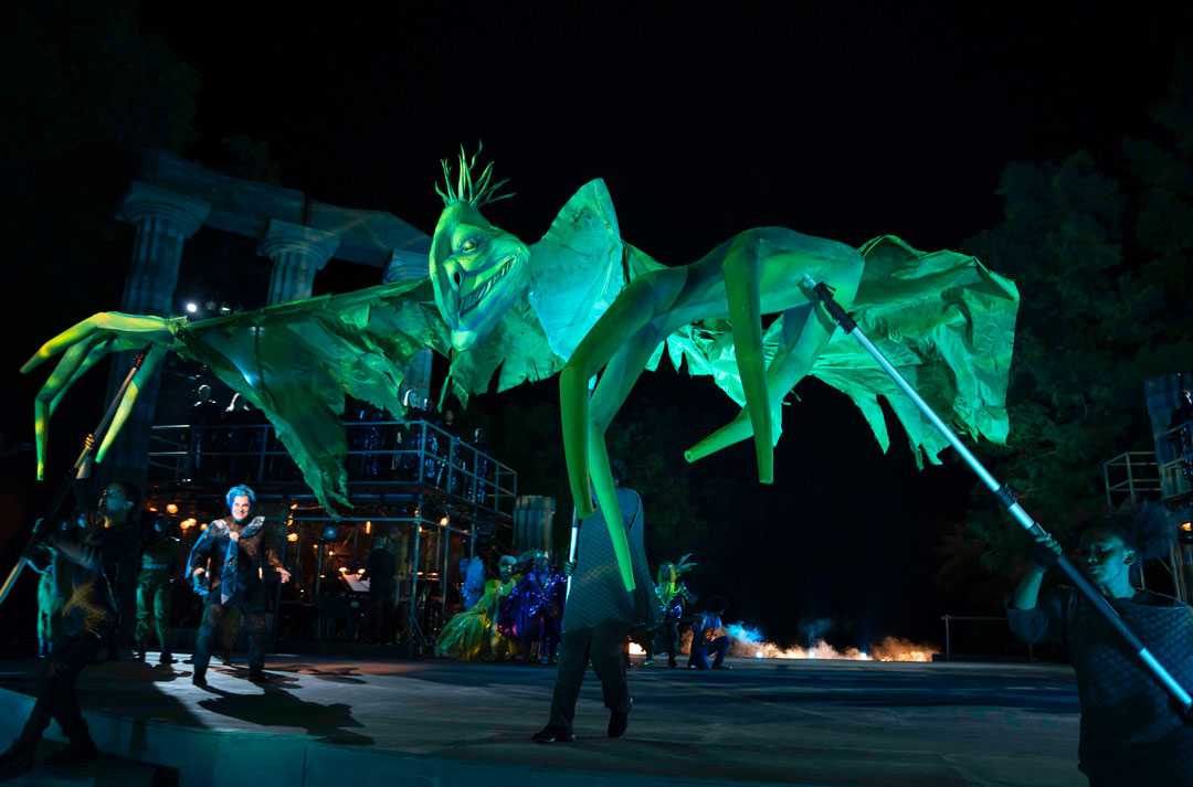 Hercules at the Delacorte Theatre in Central Park