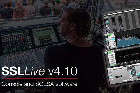 The latest Live V4.10 update for the entire range of SSL Live consoles is available now